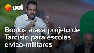 Com Lula Boulos cita Paulo Freire e ataca projeto de Tarcísio para escolas cívicomilitares [upl. by Catrina]