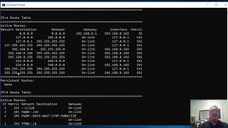 Use netstat r to examine the host computers routing table [upl. by Samale]