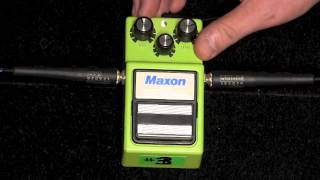 Analogman Maxon SD9 Sonic Distortion Effects Demo [upl. by Browne]