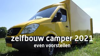 Zelfbouw camper 2021  DHL postwagen  tiny home  stealth camper [upl. by Nospmoht]