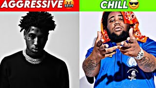 AGGRESSIVE RAPPERS VS CHILL RAPPERS [upl. by Ealasaid]