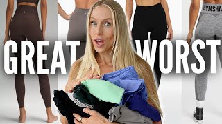 I Tried Every Popular Workout Legging which is for you [upl. by Raynard]