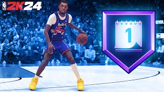 This 65 PG with HOF HANDLES FOR DAYS is DIFFERENT in NBA 2K24 Build Tutorial  Random Rec Gameplay [upl. by Lanna589]