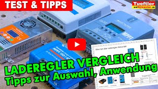 Welchen Laderegler wählen MPPTSolarladeregler Vergleich u kl Laderegler Tutorial Teil1 Tueftler [upl. by Ical883]