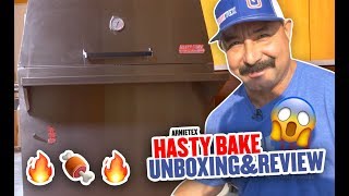 The Best BBQ Grill  Hasty Bake Unboxing and Review [upl. by Ahlgren715]