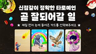 타로 곧 잘되어갈 일에 대해 신점처럼 소름돋는 타로의 예언을 들어볼게요 [upl. by Hadeis982]