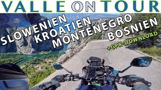 Balkan Motorrad Tour durch Kroatien Montenegro Bosnien amp Herzegowina Slowenien und Österreich [upl. by Armin847]