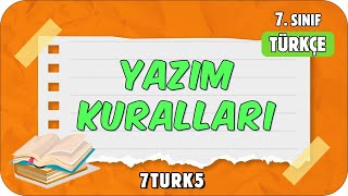 Yazım Kuralları 📙 tonguçCUP 1Sezon  7TURK5 2024 [upl. by Esyak]