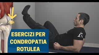 CONDROPATIA ROTULEA ESERCIZI per migliorare i problemi di CARTILAGINE del GINOCCHIO [upl. by Turne]