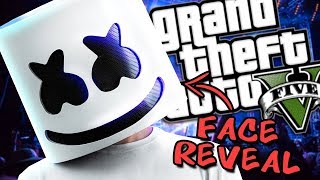 DJ MARSHMELLO FACE REVEAL MOD GTA 5 PC Mods Gameplay [upl. by Nonnah471]