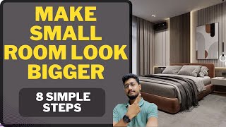 Make you SMALL BEDROOM amp room look 2x double and more spacious in 8 simple steps with 91Homes [upl. by Lourdes]