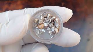 How to remove impurities from silver in 3 steps  One method to remove impurities from silver [upl. by Ecinom545]