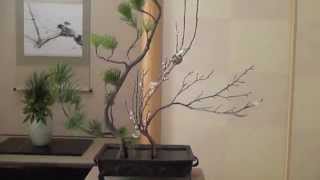 How to make an authentic Ikebana 2 いけばな華道遠州 [upl. by Dreyer]