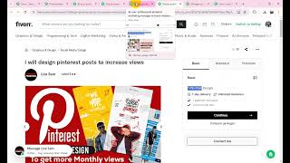 Blogspot Tubes  How To Create Fiverr GIG Published Step by Step Pinterest Marketing GIG [upl. by Durante67]