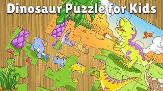 Dinosaur jigsaw puzzles for kids and toddlers  free [upl. by Koorb]