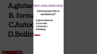 NExT  FMGE INICET NEET PG MCQS AND PYQSmicrobiology nextexam neetpg fmge medicosQ [upl. by Fruin]