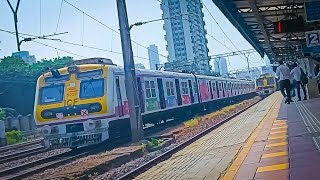 Dangerous Fast Local Train Crossing  Matunga Road Railway Station  Indian Railways [upl. by Kyl]