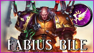 FABIUS BILE  The Spider  Warhammer 40k Lore [upl. by Anoik]