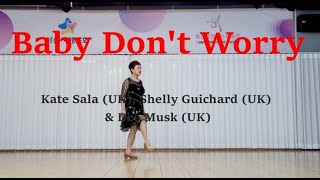 Baby Dont Worry Linedance demo Intermediate ARDONG linedance [upl. by Anana]