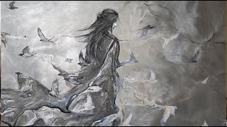 Painting timelapse quotDUALquot by Akiane shorts [upl. by Jehiah74]