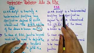 ES5 and ES6 difference  Javascript  Bhanu Priya [upl. by Della966]