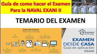 EXAMEN DE NAVAL Temario y Programa CENEVAL II 2023 [upl. by Keg]