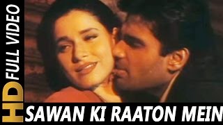 Sawan Ki Raaton Mein Baaton Hi Baaton Mein  Abhijeet Kavita Krishnamurthy  Ek Tha Raja 1996 Songs [upl. by Esirahs942]