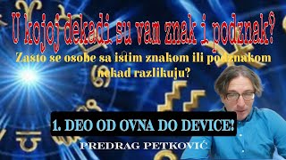 PREDRAG PETKOVIĆ U KOJOJ DEKADI JE VAŠ ZNAK I PODZNAK OD OVNA DO DEVICE 1 DEO [upl. by Admana97]