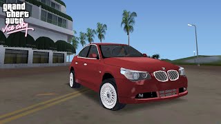 GTA Vice City BMW 530i Car Gameplay  Luxury Car In GTA VC  King Gamerz [upl. by Eetnahs92]