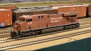 Custom Athearn Genesis Canadian Pacific ES44AC 8759 [upl. by Nnairret]