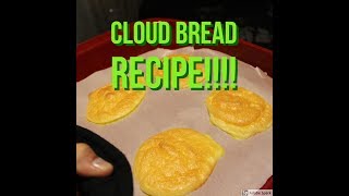 CLOUD BREAD RECIPE  ZERO CARB [upl. by Hein]