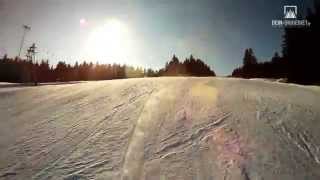 Skigebiet Wasserkuppe Rhön Kamerafahrt MärchenwiesenAbfahrt [upl. by Gnous]