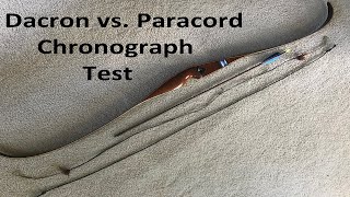 Dacron vs Paracord speed test [upl. by Merriott]