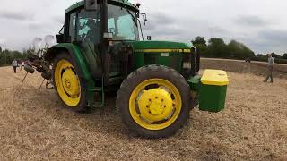 1999 John Deere 6410 45 Litre 4Cyl diesel Tractor 104 HP with Dowdeswell Plough [upl. by Alyks]