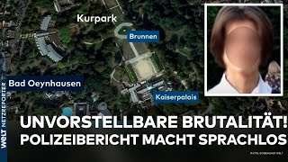 BAD OEYNHAUSEN KurparkKiller Unvorstellbare Brutalität Polizeibericht macht sprachlos [upl. by Ellednek]