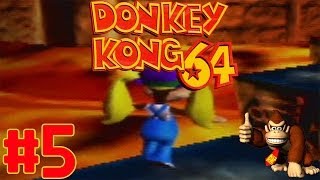 Donkey Kong 64 Part 5 Game Over Angry Aztec [upl. by Enyak195]