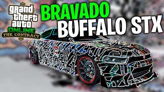 TUNEANDO EL BRAVADO BUFFALO STX  DLC GTA V THE CONTRACT  Stratus [upl. by Ttenyl818]