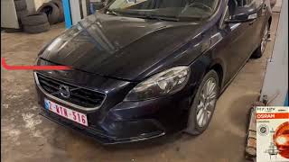 quotVOLVO V40quot changement ampoule feux de croisement TUTO [upl. by Ahsaeit201]