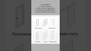 Двери для Revit shorts дизайн revit дизайнинтерьера [upl. by Fesoy]