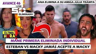 MANE ELIMINADA X ANA Julia avanza con trampa ETAPA FINAL  Avance Capítulo 46 Los 50 [upl. by Artemisa]