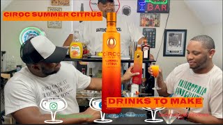 Ciroc Summer Citrus 🍊 ciroc drinks bartender [upl. by Alysoun609]