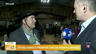 CTG de Chapecó celebra Dia do Gaúcho com tradicional café campeiro [upl. by Ario]