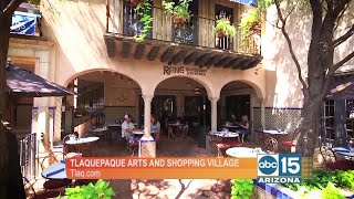 Tlaquepaque Arts and Shopping Village The perfect place to shop and eat in Sedona [upl. by Enneyehc]