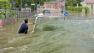 Clearing the Clog Uncovering a Flooded Street Drain [upl. by Andris]