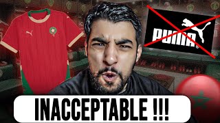 PUMA ALLEZ VOUS FAIRE F0UTRE   Mon avis sur le nouveau maillot du Maroc [upl. by Airan920]