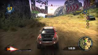 Insane 2  Split Screen Racing game Gameplay [upl. by Enaenaj]