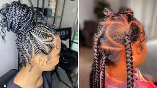 Short braids hairstyle for black women [upl. by Pia]