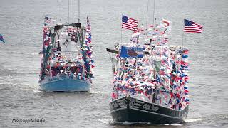 Blessing Of The Fleet 2023 Biloxi Mississippi Was A Sad Sight  Mississippi Wildlife [upl. by Kreit]