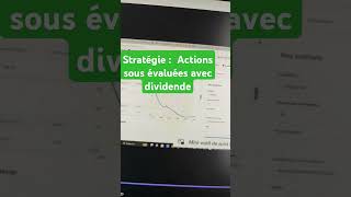 Stratégie dividende et action sous évaluées dividende trading finance investiment [upl. by Elysia]