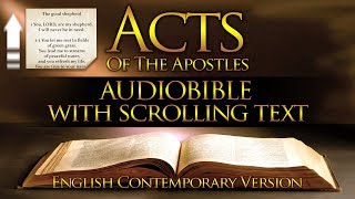 Holy Bible ACTS OF THE APOSTLES  Contemporary English FULL With Text [upl. by Ruberta907]